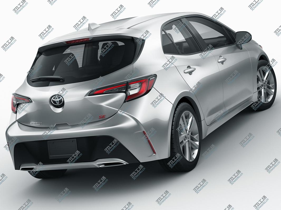images/goods_img/202104023/Toyota Corolla Hatchback and Auris 2019 3D model/3.jpg